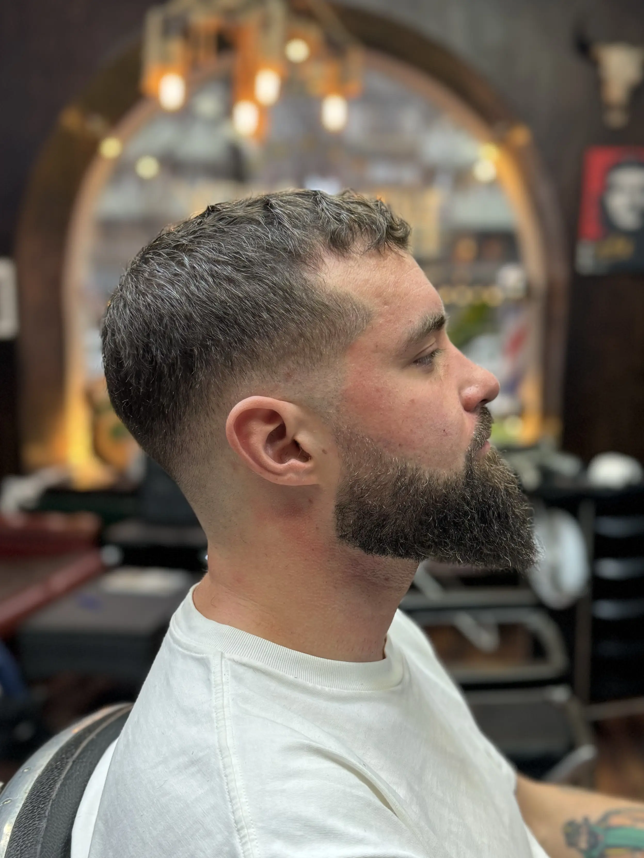 Skin fade klippning